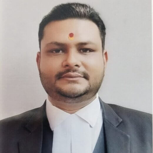 Advocate Abhinay Sharma in formal lawyer attire